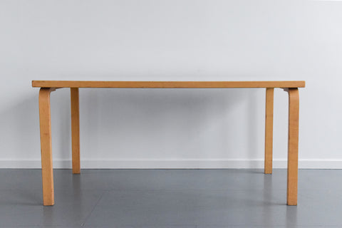 Vintage White Laminate Top Table by Alvar Aalto for Artek