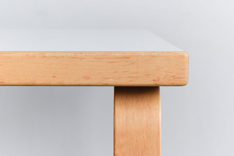 Vintage White Laminate Top Table by Alvar Aalto for Artek
