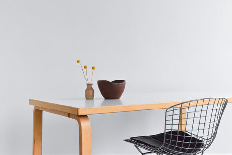Vintage White Laminate Top Table by Alvar Aalto for Artek