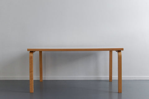 Vintage White Laminate Top Table by Alvar Aalto for Artek