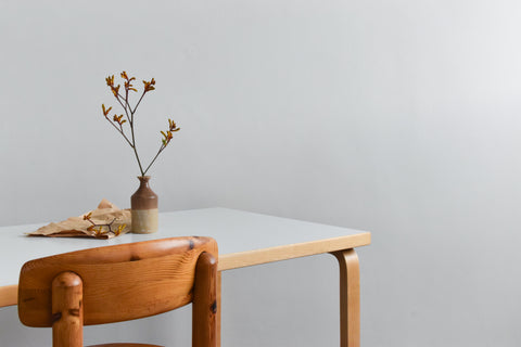 Vintage White Laminate Top Table by Alvar Aalto for Artek