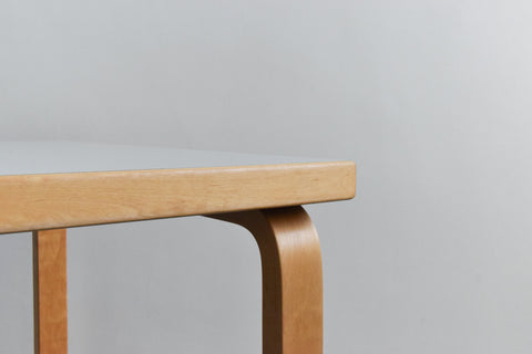 Vintage White Laminate Top Table by Alvar Aalto for Artek