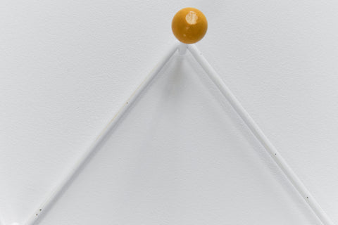 Vintage Metal Sputnik Coat Hook with Colourful Wooden Balls