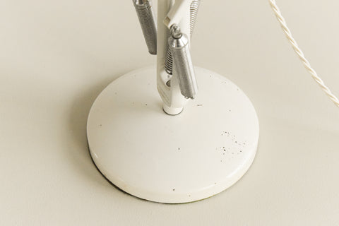 Vintage White Anglepoise Lamp Model 75 by Herbert Terry & Sons