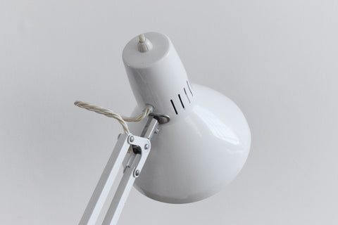 Vintage White Swedish Anglepoise Lamp by Ledu Waso