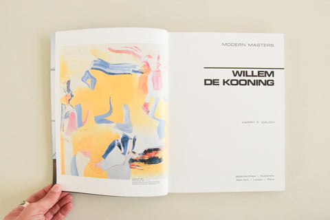 Vintage William De Kooning Book by Harry F. Gaugh