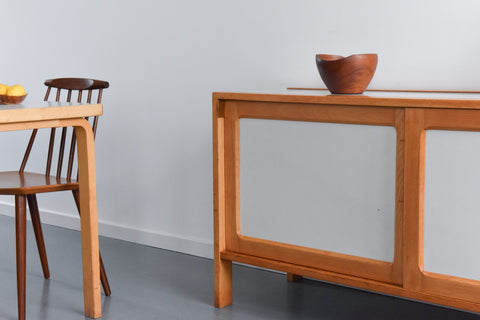 Vintage Wood and Melamine Sideboard Possibly Terrence Conran for Habitat
