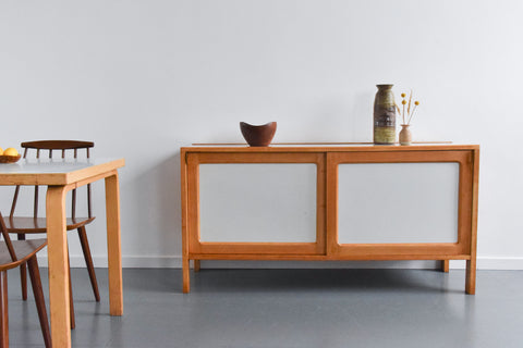 Vintage Wood and Melamine Sideboard Possibly Terrence Conran for Habitat