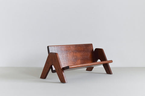 Vintage Wooden Book Rack