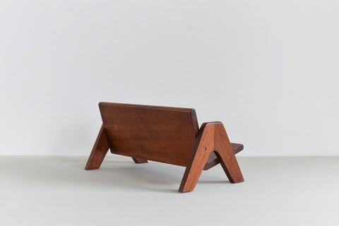 Vintage Wooden Book Rack