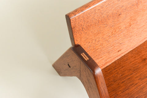 Vintage Wooden Book Rack