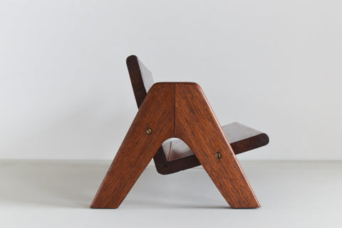 Vintage Wooden Book Rack