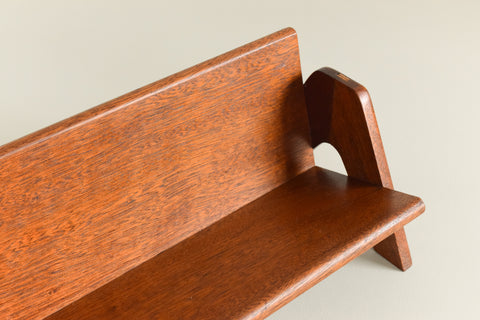 Vintage Wooden Book Rack