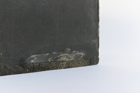 Vintage Wooden Ex-Museum of Carlisle Storage Box in Black