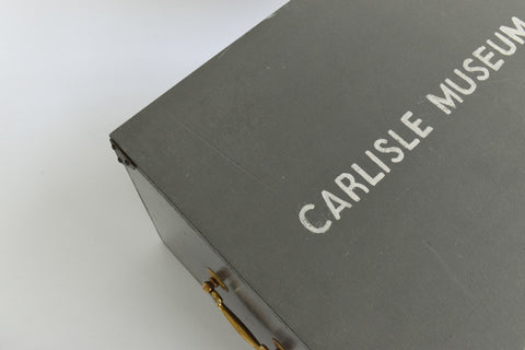 Vintage Wooden Ex-Museum of Carlisle Storage Box