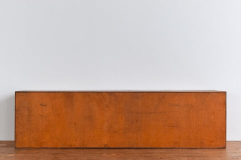 Vintage Wooden Glazed Wall Cabinet