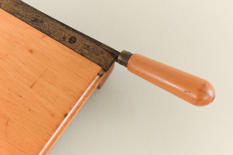 Vintage Wooden Guillotine by Dryad Ltd Leicester