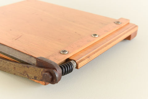 Vintage Wooden Guillotine by Dryad Ltd Leicester