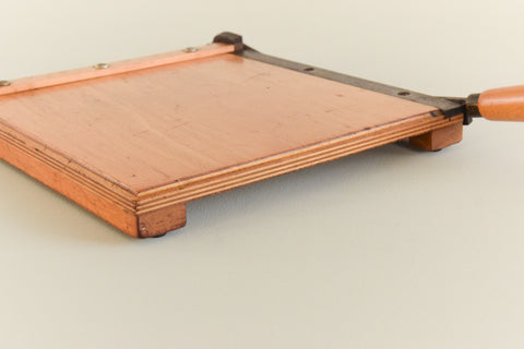 Vintage Wooden Guillotine by Dryad Ltd Leicester