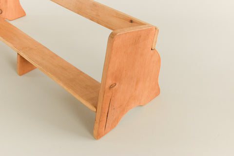 Vintage Wooden Handmade Book Rack / Stand