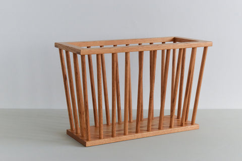 Vintage Wooden Magazine Rack Possibly by Habitat