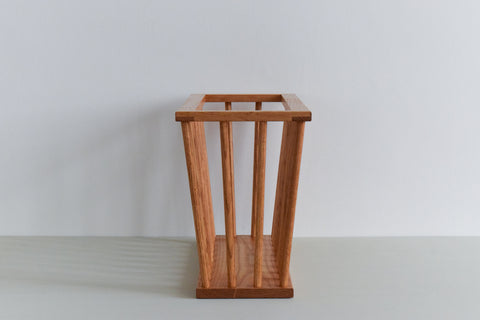 Vintage Wooden Magazine Rack Possibly by Habitat