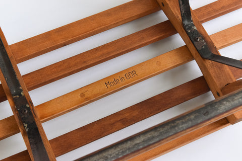 Vintage Wooden Slatted Traditional Davos Germina Sledge / Sleigh