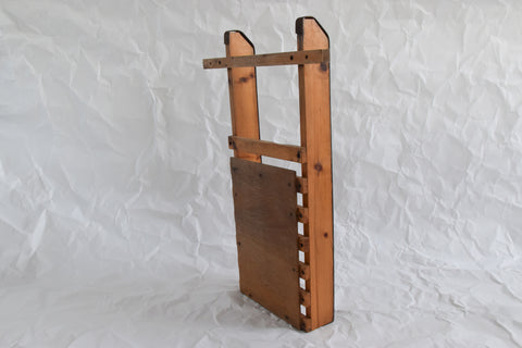 Vintage Wooden Slatted Traditional Sledge / Sleigh