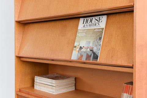 Vintage Wooden Solicitor's Cabinet / Shelving