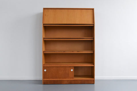 Vintage Wooden Solicitor's Cabinet / Shelving
