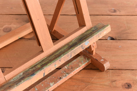 Vintage Wooden Tabletop Easel by Daler