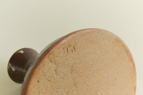 Vintage Studio Pottery Sculptural Vase by Potter Jean Stanton