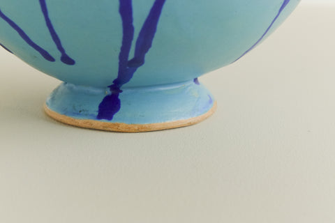 Vintage Studio Pottery Sculptural Stem Vase by Potter Jean Stanton