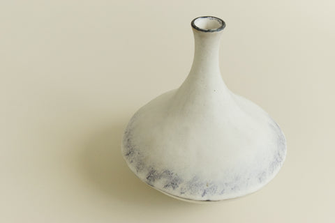 Vintage Studio Pottery Sculptural Stem Vase by Potter Jean Stanton