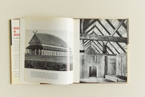 Vintage Book - Wood in Architecture by Finn Monies 1961