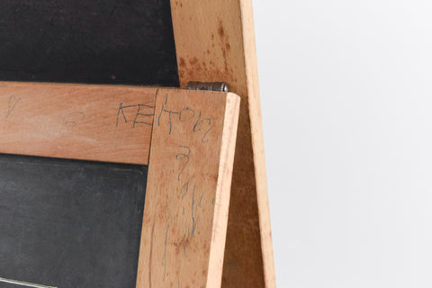 Vintage Double Sided A-Frame Easel / Chalkboard