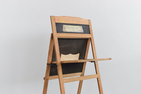 Vintage Double Sided A-Frame Easel / Chalkboard