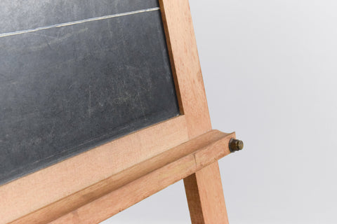 Vintage Double Sided A-Frame Easel / Chalkboard