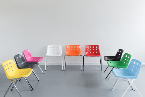 Customisable Robin Day for Hille/Loft Polo Stacking Chairs In Various Colours / Quantities Vintage and New