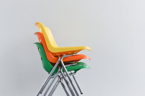 Customisable Robin Day for Hille/Loft Polo Stacking Chairs In Various Colours / Quantities Vintage and New