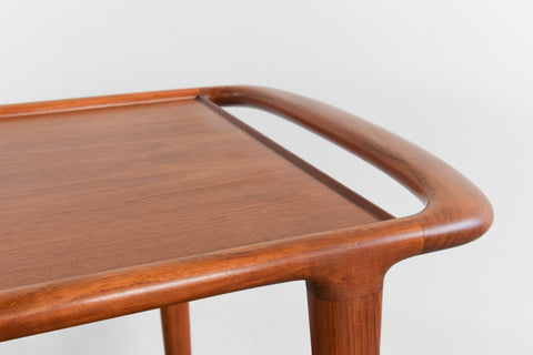 Vintage 1960s Danish Teak Drinks Trolley by Niels Otto Møller for J.L. Møllers