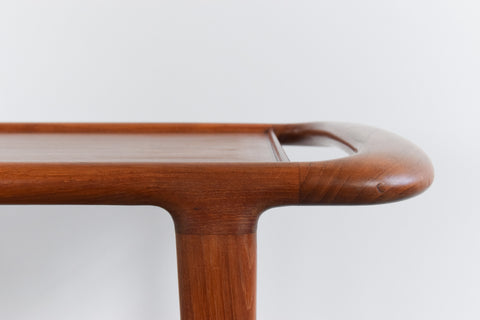 Vintage 1960s Danish Teak Drinks Trolley by Niels Otto Møller for J.L. Møllers