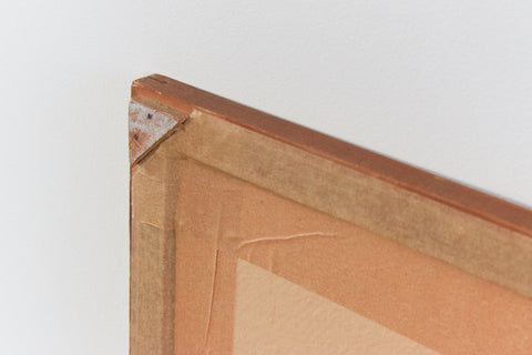 Vintage Framed Inuit Lithograph Print by B. Gru