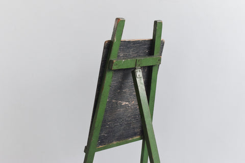 Vintage Children's Rustic Wooden Blackboard / Easel