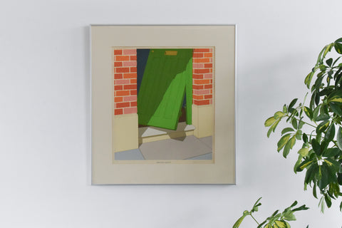 Vintage Original Screen Print by Jeffery Edwards dated 1971