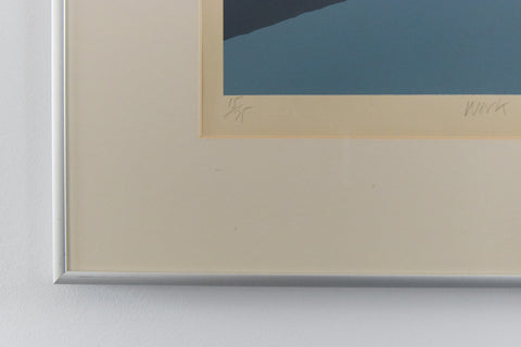 Vintage Original Screen Print by Jeffery Edwards dated 1972