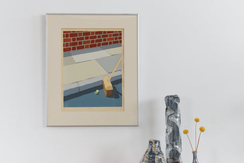 Vintage Original Screen Print by Jeffery Edwards dated 1972