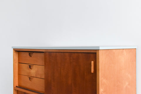 Vintage Frank Guille for Kandya 'Trimma' Wood and Formica Kitchen Unit