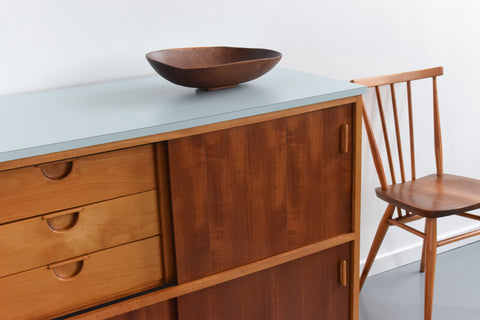 Vintage Frank Guille for Kandya 'Trimma' Wood and Formica Kitchen Unit