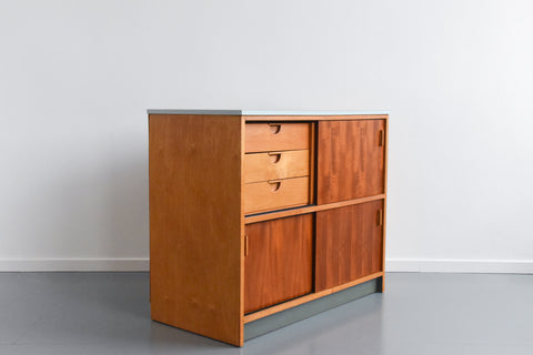 Vintage Frank Guille for Kandya 'Trimma' Wood and Formica Kitchen Unit